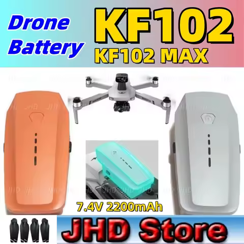 JHD Original KF102 Battery 7.4V 2200mAh For KF102 MAX Drone Battery KF102 Propellers KF102MAX Batter