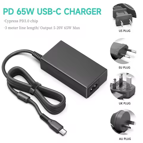 20V 3.25A 65W 45W USB-C AC Adapter for LG gram 17 Zoll Notebook 14Z90P 16Z90P 17Z90P-G AA74C EAY6589