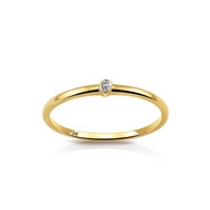Jewellista แหวนทองแท้ 9K เพชรแท้ รุ่น Jennifer