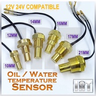 Air Minyak Sensor Oil Water Temperature Suhu Kereta Meter Modified Saga Wira Myvi Kancil Axia Bezza 
