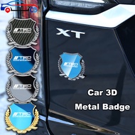Toyota TRD 3D Car Logo Stickers Custom Side Fender Rear Badge For Vios Wish Hilux Yaris Rush GR Coro
