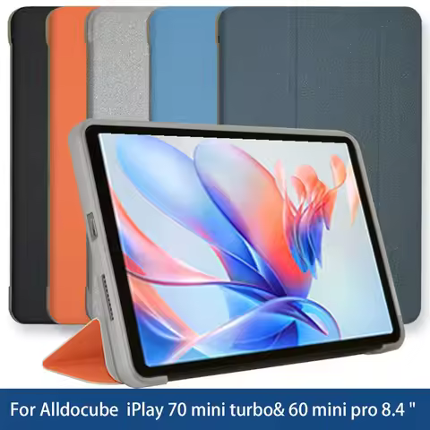 Funda Case for Alldocube IPlay 70 Mini Turbo & IPlay 60 Mini Pro 8.4' Tablet PC Slim Tri-Folding Sta