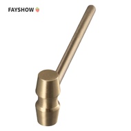 FAYSHOWSG Hammer, Yellow Brass Gavel, Judge Auction Courtroom Gavel Company