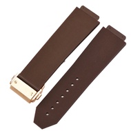 【Support-Cod】 Watch Bracelet for HUBLOT BIG CLASSIC FUSION Folding Buckle Silicone Rubber Watch Stra