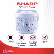 SHARP Rice Cooker KS-G18MP-BL/GR/WT 1.8 Liter