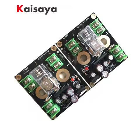 2pcs UPC1237 LM7812 16A 1200W AC12V-18V HiFi amplifier speaker protection assembled board D3-007