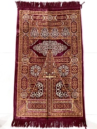 Sejadah Kiswah Kaabah - Ibrahim (DUSTY PURPLE) 