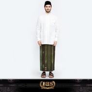 Sarung BHS Excellent Gold Motif E57 JGH Olive Muda 03