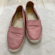 又降價了！Gucci 特別顏色乾燥玫瑰🌹真皮草編鞋