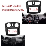 9 Inch 2 Din Car Radio DVD Audio Dashboard Panel Frame Dash Trim Kits Fascia For DACIA Sandero Symbo