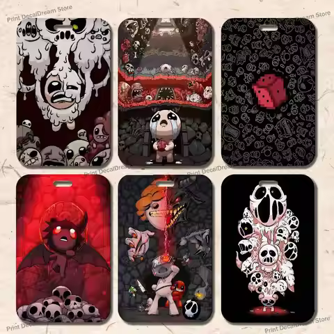 Cool The B-Binding of I-Isaac Art Card Holder Lanyard Camera Neck Strap Credit Card Case ID Badge Cr