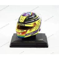 [Ready Stock] F1 Helmet Model 1: 5 Spark Hamilton 2022 Canada Station Season Army Helmet Model Hamil