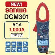 NEW! Sanwa DCM301 ดิจิตอล แคลมป์มิเตอร์ 1000A AC True RMS วัดไฟแบบไร้สัมผัสในตัว 6000 Count คีบแอมป์ คลิปแอมป์ Digital Clamp Meter