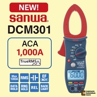 NEW! Sanwa DCM301 ดิจิตอล แคลมป์มิเตอร์ 1000A AC True RMS วัดไฟแบบไร้สัมผัสในตัว 6000 Count คีบแอมป์