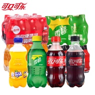 Coca-Cola Sprite 12 small bottles of mini carbonated soft drinks, whole case of orange juice, coke a
