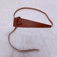 BELT LILIT KULIT / BELT FASHION DRESS / IKAT PINGGANG LILIT SILANG / SABUK WANITA / GESPER WANITA TR