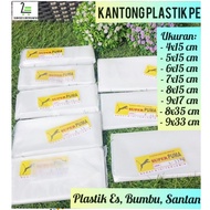 LILIN (4pack/Pack) UK Ice Plastic Bags: 4x15, 5x15, 6x15, 7x15, 8x15, 9x17, 8x35, 9x33 cm Ice Cream 