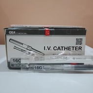 Ready Iv Catheter 14G 14 16G 16 / Abocath Gea / Jarum Infus Gea Per