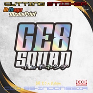 HONDA GE8squad cutting Sticker for car windshield cool, even jazz ge8HONDA