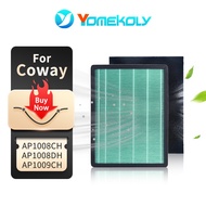 for Coway HEPA Antibacterial Filter AP1009CH AP1008CH/DH AP1010 AP1012GH AP1008CH Air Purifier Filte