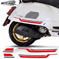 MOTORCYCLE CUTTING STICKER CUSTOM LOGO STICKER For Vespa GTS 125 250 300 Super GTV 250 GTV 300 GTS25