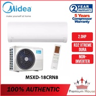 Midea 2HP Aircond Xtreme Dura R32 With Super Ionizer Non Inverter Air Conditioners MSXD-18CRN8
