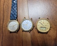 (自出價高者得)  約為8,90年代梅花"TITONI"TQ 8011. 鐵達時. ALBA等舊錶9隻