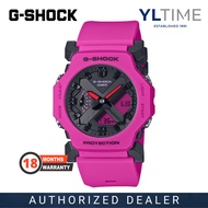 [MARCO Warranty] Casio G-Shock GA-2300-4A Vibrant Pink Resin Band Analog-Digital Watch