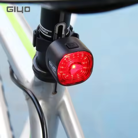 GIYO Bicycle Smart Taillight Rechargeable 6 Modes Waterproof LED GL09S Smart Brake Sensing Rear Ligh