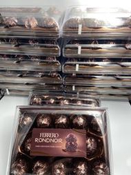 小口米iStore   德國 Ferrero Rondnoir 朗莎含餡 裹黑巧克力外層 黑金莎  14顆入138g