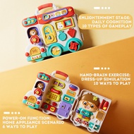 Busy Board Educational Toys Montessori Toys Multifunctional Bus Early Learning Busy Toy