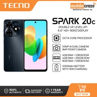 TECNO Spark 20C Smartphone | 4GB+128GB / 4GB+256GB / 8GB+128GB | Octa-core Processor | 50MP Dual Rea