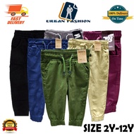 🔥 Kid's Jogger Pant Viral 🔥 Seluar Kanak-Kanak Unisex Seluar Jogger Cotton Budak Murah Seluar Lelaki