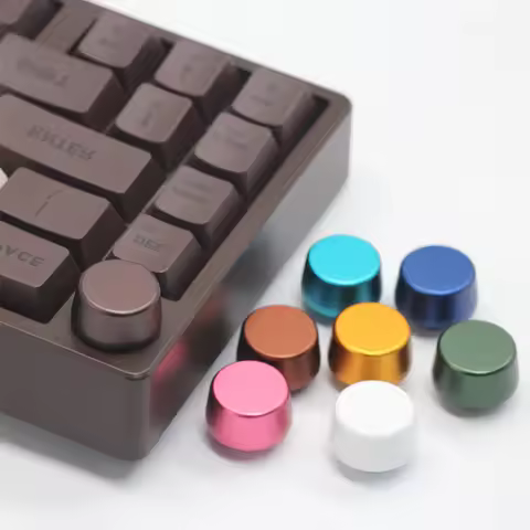 1PC Round Metal Knob for C65 IK75 Mechanical Keyboard Accessories Volume Brightness Adjust Parts Key