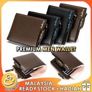 CC CONCEPT Baellerry Men Short Wallet Fashion Smart Zip Bifold Wallet Dompet Beg Duit Lelaki