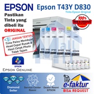 (BISA COD) TINTA CATRIDGE EPSON SL D830 T43Y T 43Y T 43 Y T-43Y T43Y1 T43Y2 T43Y3 T43Y4 T43Y5 T43Y6 