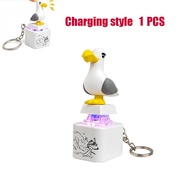/Seagull Mine Keychain USB Clicky Keyboard Fidget Button LED Sound Keychain
