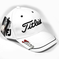 Titleist Tletleist ร่มกลางแจ้งหมวกกอล์ฟระบายอากาศที่สะดวกสบายกันน้ำดูดซับเหงื่อหมวกใช้ได้ทั้งชายและหญิง