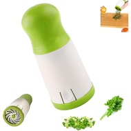 Cilantro Cutter,Cilantro Chopper Machine,Para Picar Cilantro for Salad Garnish, Twist Fresh Herb Gri
