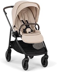 Nuna Swiv Stroller with 360 Degree Swivel Wheels, Biscotti