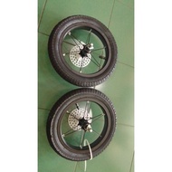 Pushbike wheelset set