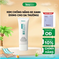 Innoskin Korean Broad Spectrum Sunscreen Blue B3 Suncream SPF50+ PA++++ 9 Free 1 Box of Innoskin Mas