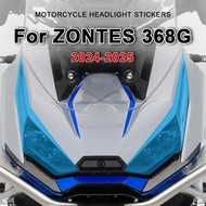 Motorcycle Headlight Protective Stickers For Zontes 368G ZT368G 368 G 368g 2024 2025 Clear Headlamp 