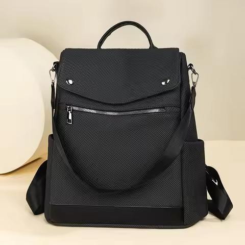 Europe and the United States new anti-theft backpack women's new fashion Oxford canvas ladies backpa