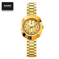Velashop นาฬิกาข้อมือผู้หญิงราโด้ RADO Distar Automatic พลอยแดง รุ่น R12416033 - หน้าน้ำพุ
