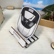 Taiwan Railway EMU3000 Acrylic Phone Holder City Train Business Card Note Paper Practical Small Obje