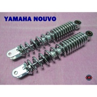 REAR SHOCK YAMAHA NOUVO."Chrome Color". Length 260 mm. 1 Pair NUVO "CHOME" LONG 260 mm