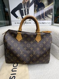 LV 路易威登 Speedy 30 老花手提包 旅行包