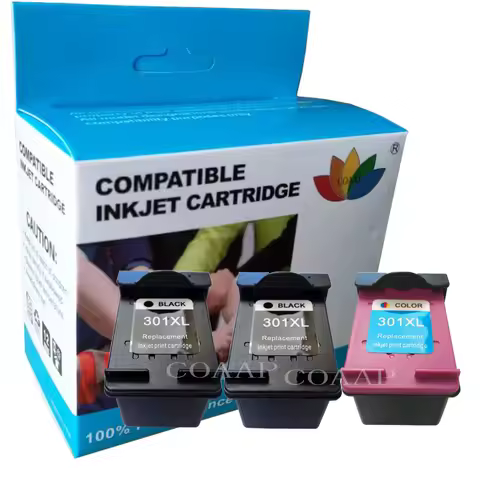 Refilled Ink Cartridge for HP 301 XL CH563EE & CH564EE for HP301 Deskjet 1050 2050 2050s 3050 Envy 4