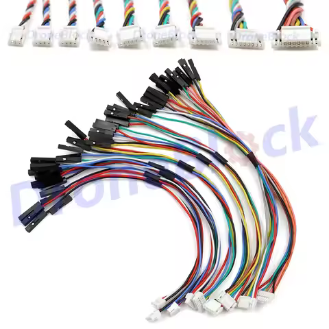 5PCS JST GH 1.25 to Dupont 2.54 Cable Silicone Wire for Pixhawk 6C 6X Pixhawk 4 Pixracer CUAV Cube F